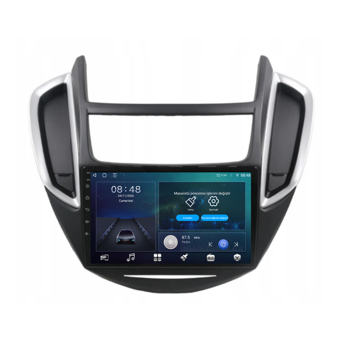 Chevrolet Trax Android Multimedya Sistemi 6 GB RAM / 128 GB Hafıza / 8 Çekirdek