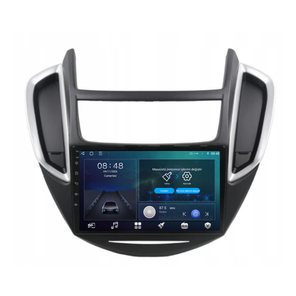 Chevrolet Trax Android Multimedya Sistemi 6 GB RAM / 128 GB Hafıza / 8 Çekirdek