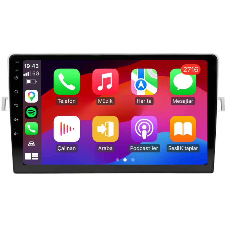 Toyota Verso Android Multimedya Sistemi 2009-2018 6 GB RAM / 128 GB Hafıza / 8 Çekirdek