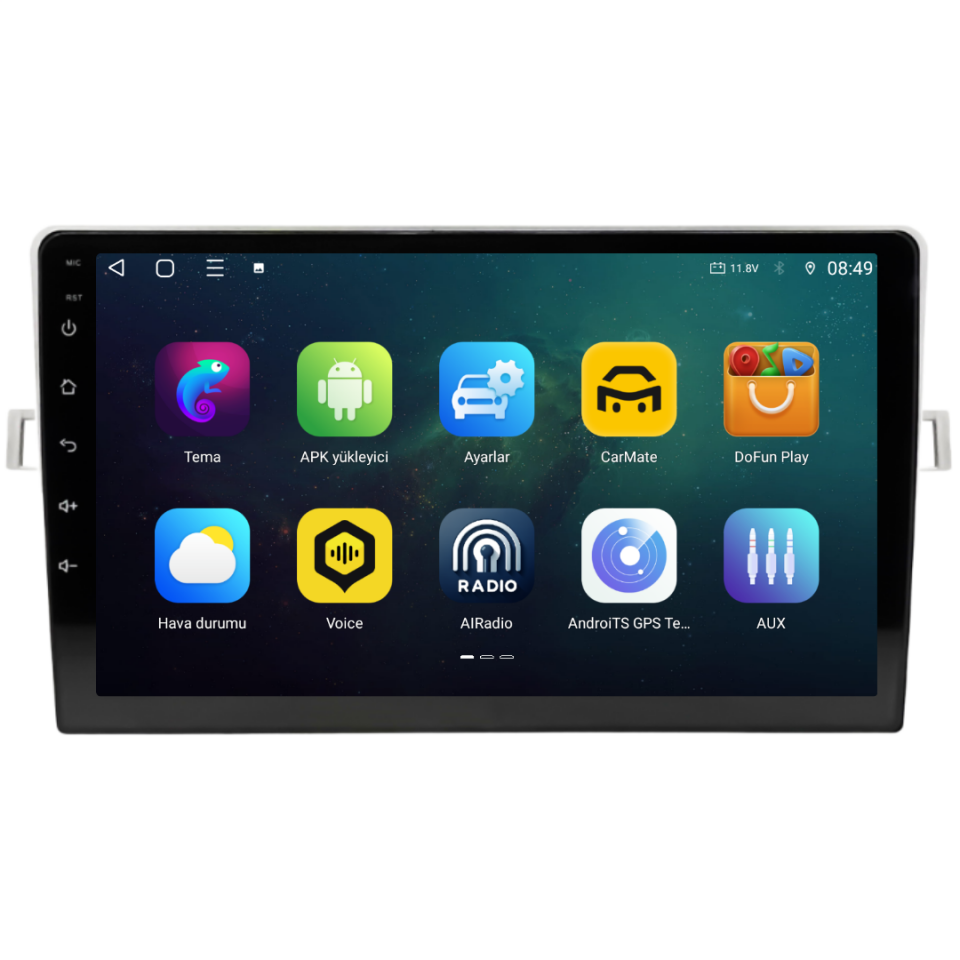 Toyota Verso Android Multimedya Sistemi 2009-2018 6 GB RAM / 128 GB Hafıza / 8 Çekirdek