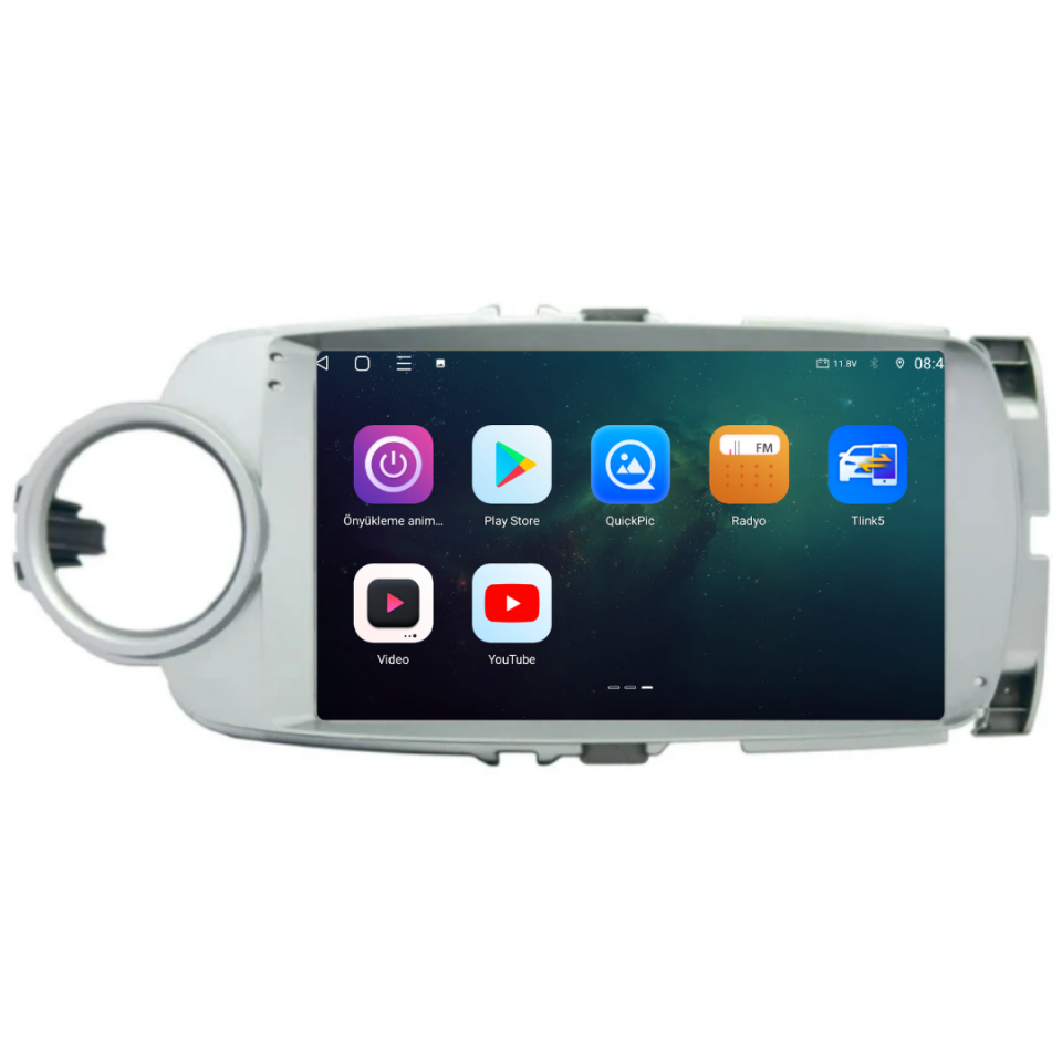 Toyota Yaris Android Multimedya Sistemi 2012-2020 6 GB RAM / 128 GB Hafıza / 8 Çekirdek
